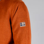 Maglione Aquascutum ACTIVE CABLE PATCH SWEATER Ruggine - Foto 4