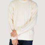 Maglione Calvin Klein Jeans LINEAR Crema - Foto 1