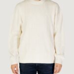 Maglione Calvin Klein Jeans LINEAR Crema - Foto 5