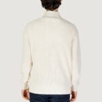 Maglione Calvin Klein Jeans MIXED STITCH HIGH Crema - Foto 3