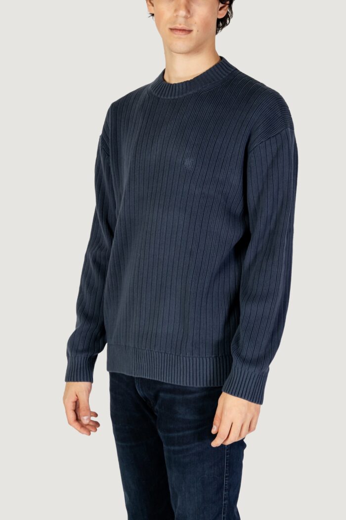 Maglione Calvin Klein LINEAR Indigo