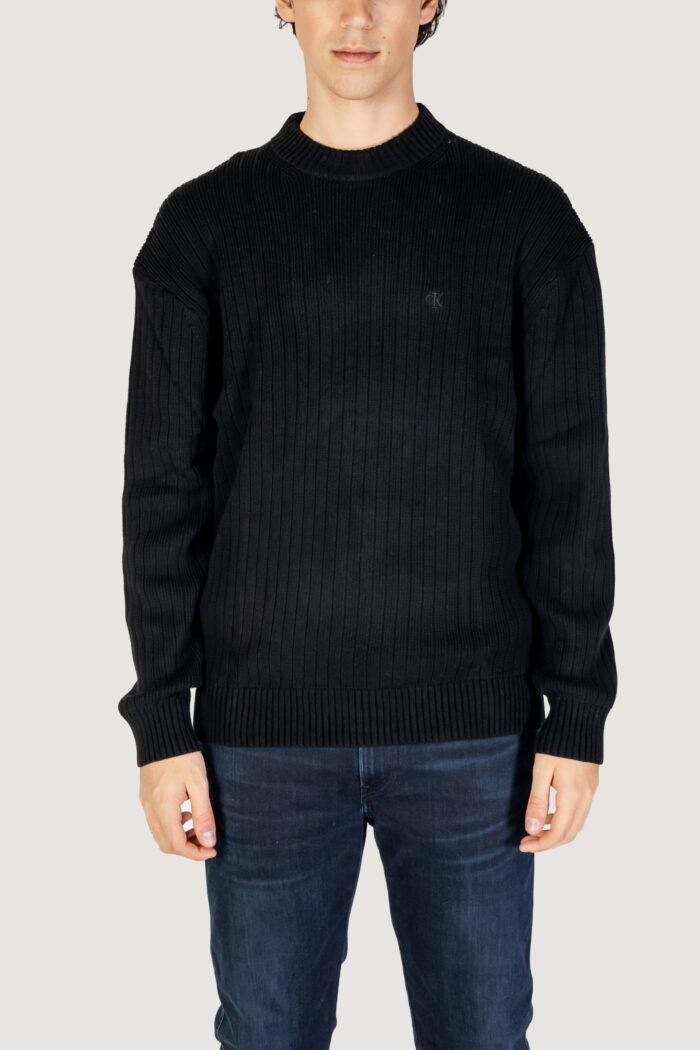 Maglione Calvin Klein LINEAR Nero