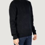 Maglione Calvin Klein Jeans LINEAR Nero - Foto 4