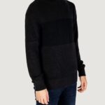 Maglione Calvin Klein Jeans MIXED STITCH HIGH Nero - Foto 4