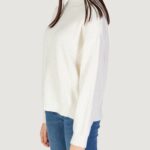 Maglione Jacqueline de Yong Jdymelia L/S High Neck Knt Bianco - Foto 4