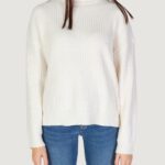 Maglione Jacqueline de Yong Jdymelia L/S High Neck Knt Bianco - Foto 5