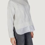 Maglione Jacqueline de Yong Jdynatalia Life L/S On Pull Knt Bianco - Foto 3