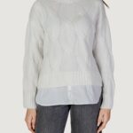 Maglione Jacqueline de Yong Jdynatalia Life L/S On Pull Knt Bianco - Foto 5