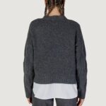 Maglione Jacqueline de Yong Jdynatalia Life L/S On Pull Knt Grigio - Foto 2