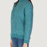 Maglione Jacqueline de Yong Jdymelia L/S High Neck Knt Turchese - Foto 2