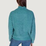 Maglione Jacqueline de Yong Jdymelia L/S High Neck Knt Turchese - Foto 5