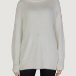 Maglione Only Onlpiumo Ls Loose Rollneck Cc Knt Bianco - Foto 1