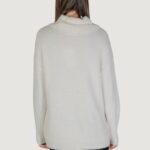 Maglione Only Onlpiumo Ls Loose Rollneck Cc Knt Bianco - Foto 4