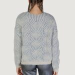 Maglione Only ONLELIN LIFE LS V Celeste - Foto 4