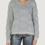 Maglione Only ONLELIN LIFE LS V Celeste - Foto 5