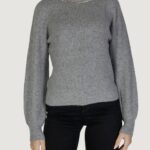 Maglione Only Onlgaida Life Ls Emb O-Neck Cc Knt Grigio - Foto 1