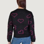 Maglione Only ONLHAPPIE LS HEART Nero - Foto 4