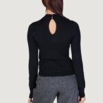 Maglione Only ONLIBI LS RIB HIGH NECK Nero - Foto 4