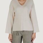 Maglione Only ONLKATIA LS RIB Panna - Foto 3