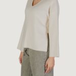 Maglione Only ONLKATIA LS RIB Panna - Foto 5