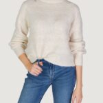 Maglione Only ONLKLARISA LIFE LS Panna - Foto 1