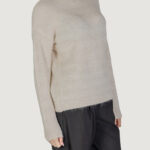 Maglione Only ONLKLARISA LIFE LS HIGHNECK BF KNT Panna - Foto 3