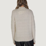 Maglione Only ONLKLARISA LIFE LS HIGHNECK BF KNT Panna - Foto 4