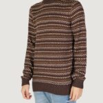 Maglione Only & Sons ONSMUSA REG 3 STRUC CREW KNIT Marrone - Foto 2