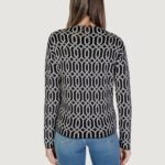 Maglione Street One graphical jacquard sweater Nero - Foto 4