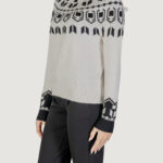 Maglione Street One EOS_placed jacquard sweater Panna - Foto 4