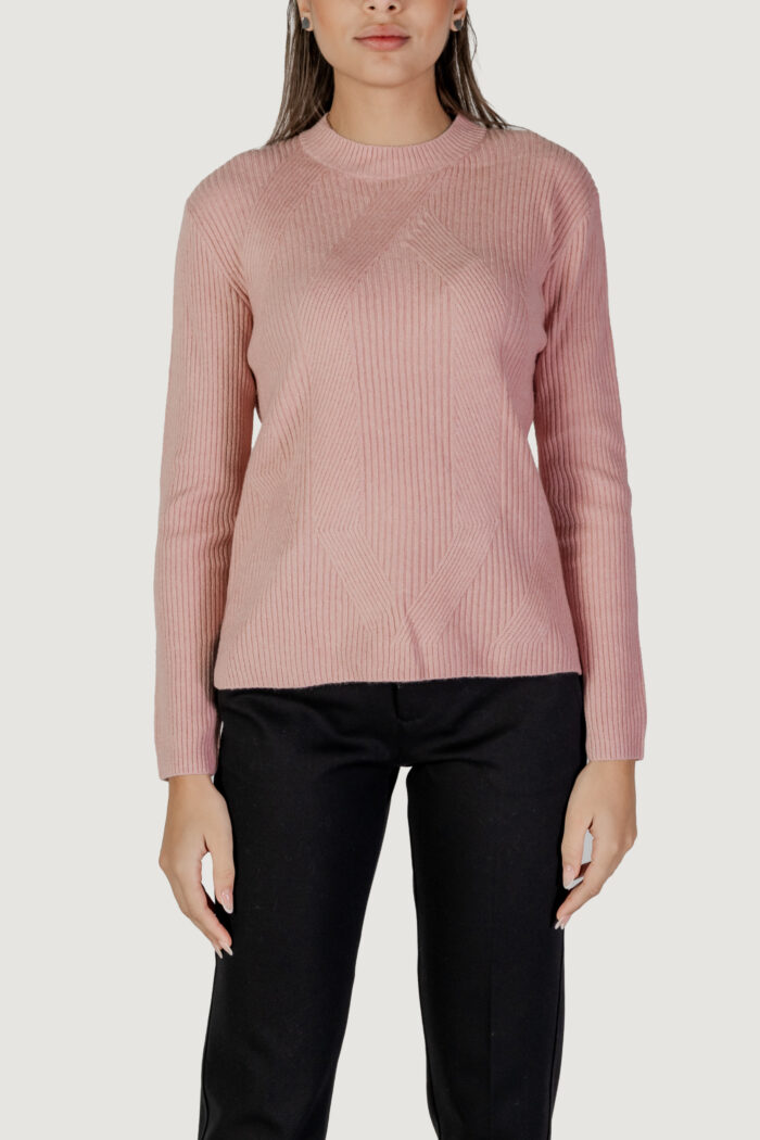 Maglione Street One EOS_cosy rib structured sweate Rosa