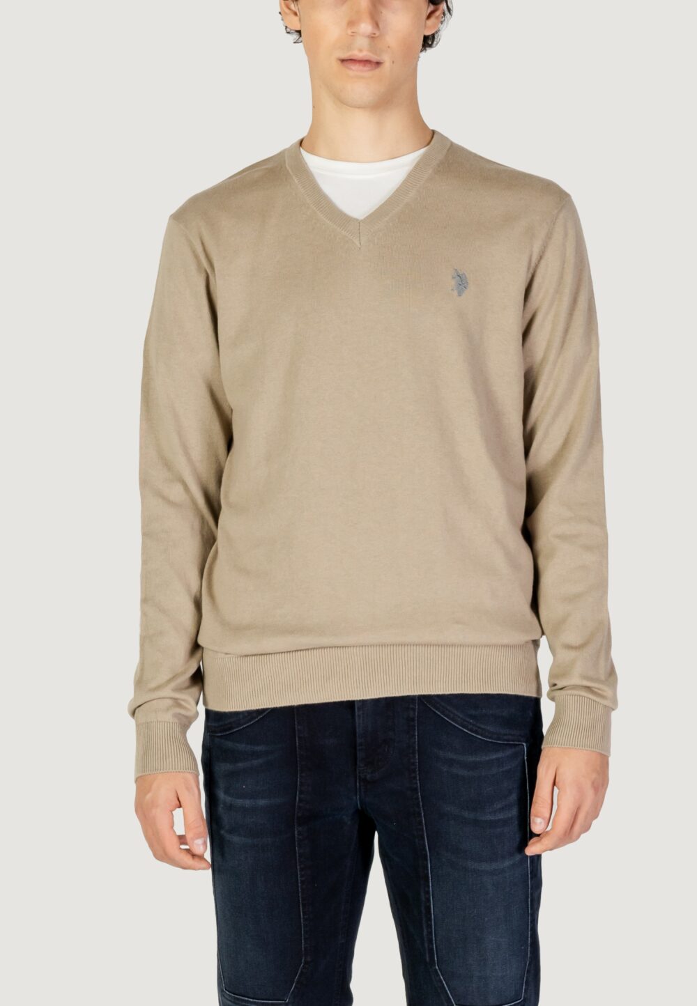 Maglione U.S. Polo Assn.  Beige chiaro - Foto 1