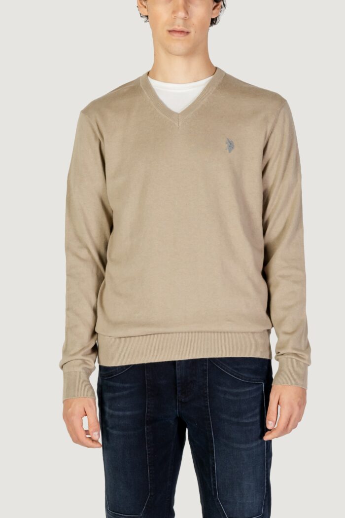 Maglione U.s. Polo Assn.  Beige chiaro