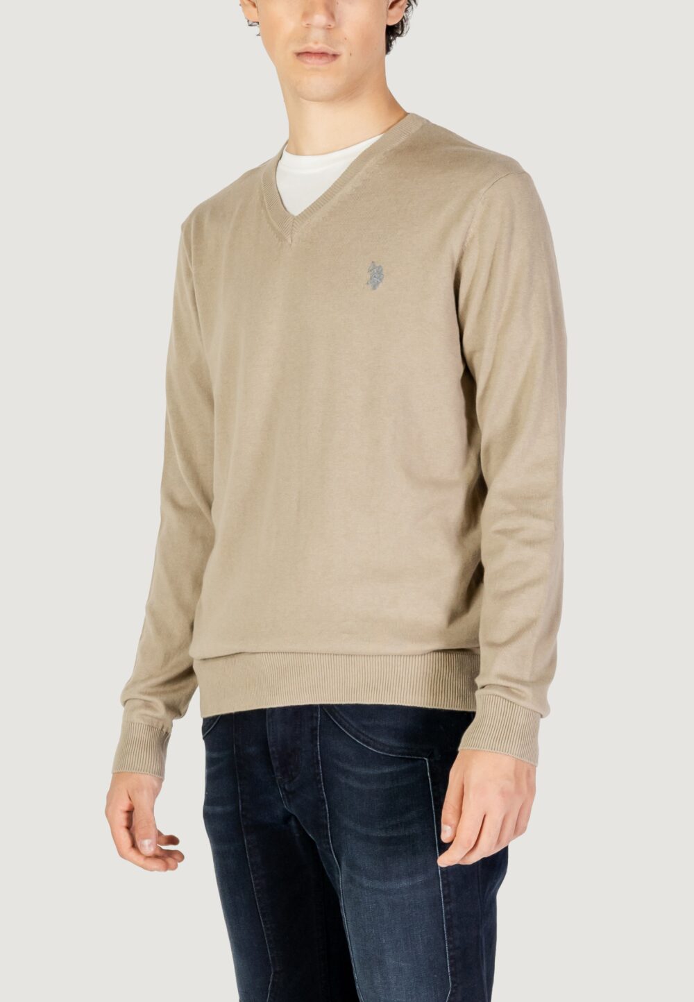 Maglione U.S. Polo Assn.  Beige chiaro - Foto 2