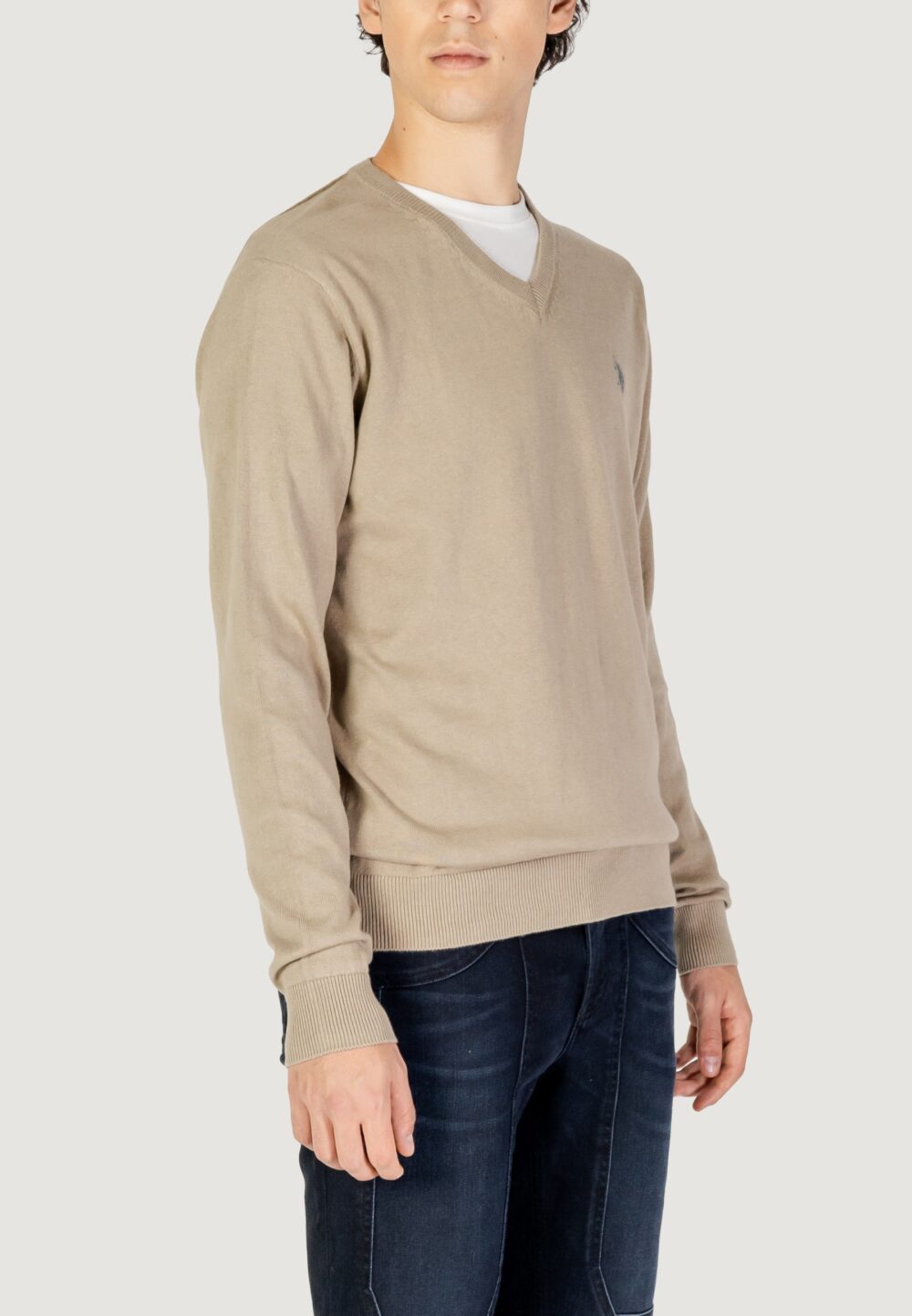 Maglione U.S. Polo Assn.  Beige chiaro - Foto 4