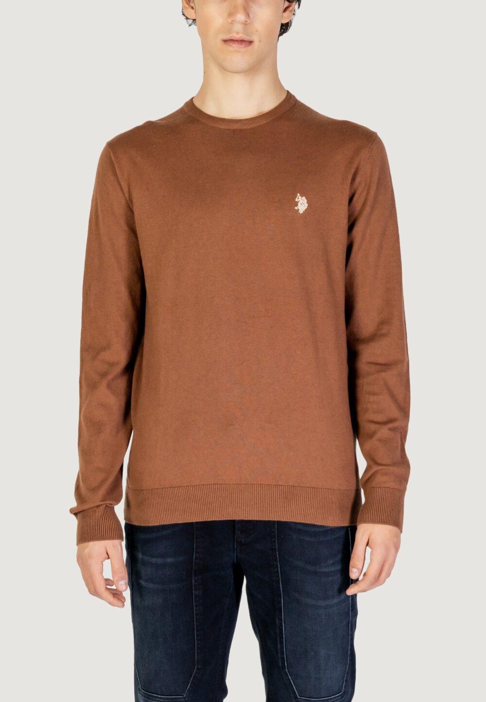 Maglione U.S. Polo Assn.  Beige scuro - Foto 1