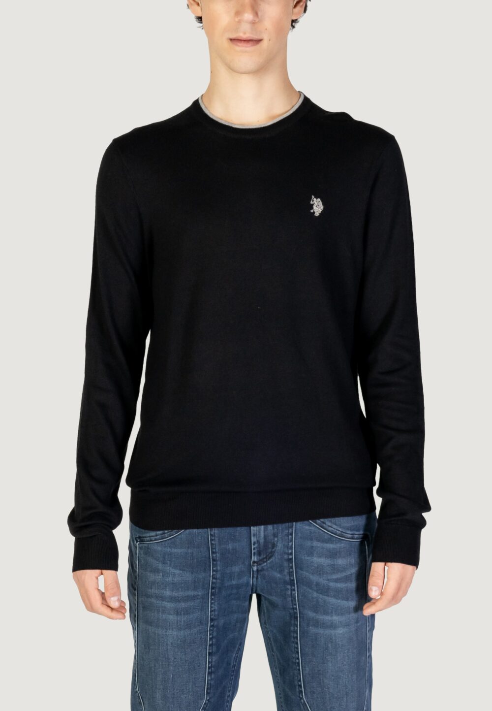 Maglione U.S. Polo Assn.  Nero - Foto 1