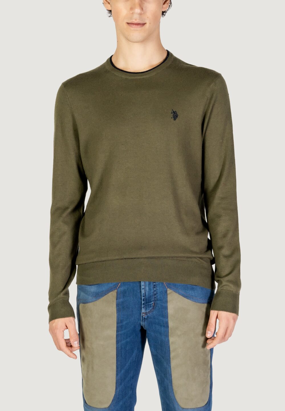 Maglione U.S. Polo Assn.  Verde Oliva - Foto 1