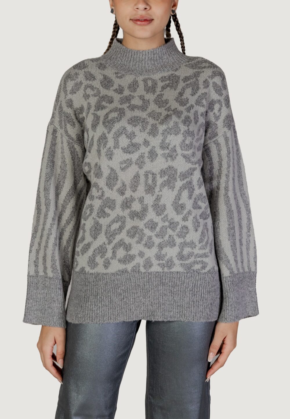 Maglione Vero Moda VMMARS LS Grigio - Foto 1