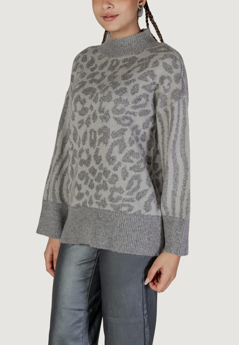 Maglione Vero Moda VMMARS LS Grigio - Foto 2