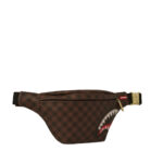 Marsupio Sprayground SHARKS IN PARIS BLUR SAVVY CROSSBODY Marrone - Foto 2