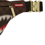 Marsupio Sprayground SHARKS IN PARIS BLUR SAVVY CROSSBODY Marrone - Foto 3