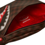 Marsupio Sprayground SHARKS IN PARIS BLUR SAVVY CROSSBODY Marrone - Foto 4