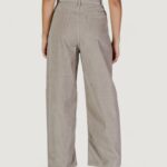 Pantaloni Only ONLBLEECKER MW BELT LOOSE CORD PANT PN Beige chiaro - Foto 4