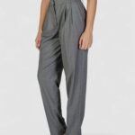 Pantaloni regular Vila Clothes VIRILEY LANYA HW PANTS/BF Grigio - Foto 2