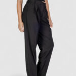 Pantaloni regular Vila Clothes VIRILEY LANYA HW PANTS/BF Nero - Foto 3