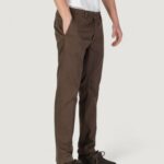 Pantaloni slim Borghese Parma Marrone - Foto 3