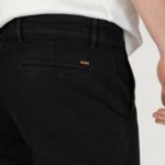 Pantaloni slim Boss Chino-Slim-1 10258480 01 Nero - Foto 5