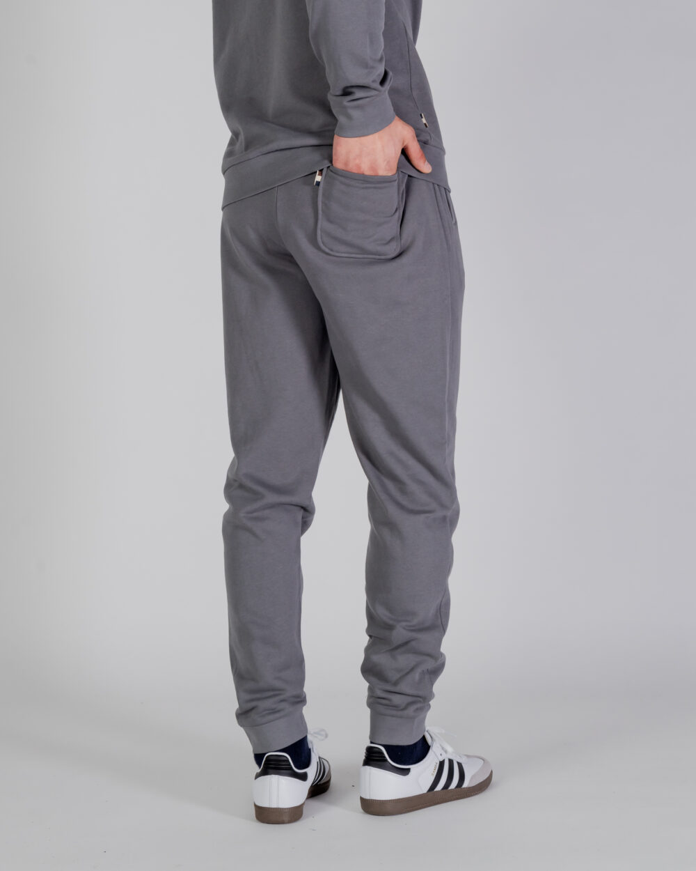 Pantaloni sportivi Aquascutum ACTIVE SMALL LOGO TRACK PANTS Antracite - Foto 4