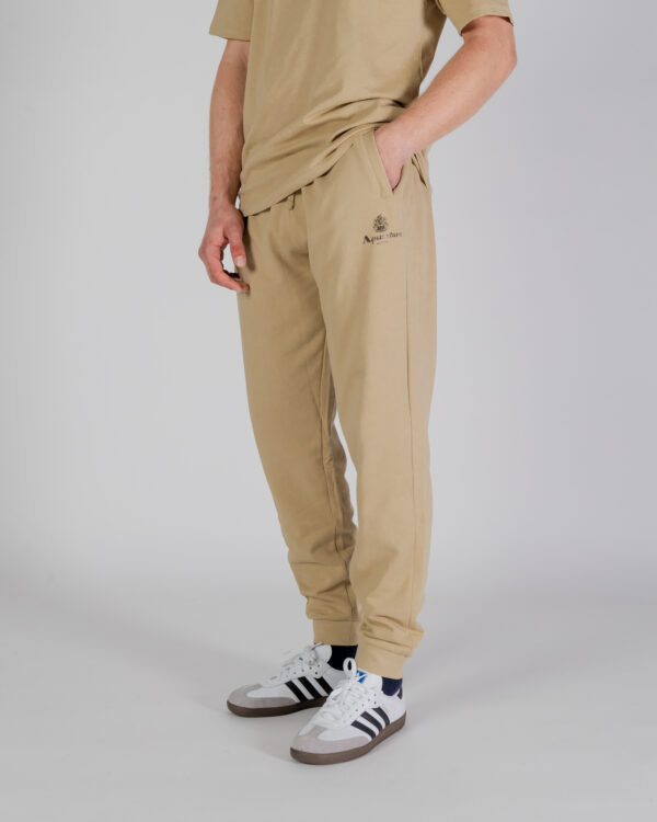 Pantaloni sportivi Aquascutum ACTIVE SMALL LOGO TRACK PANTS Beige - Foto 1